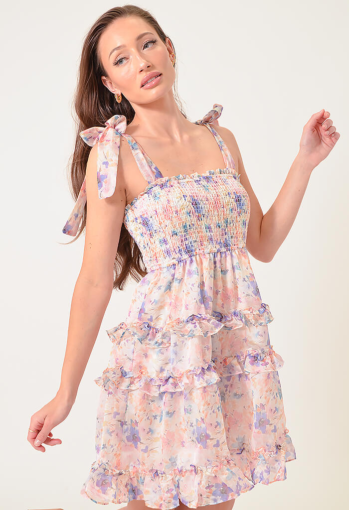 KK Bloom Wisteria Mini Dress
