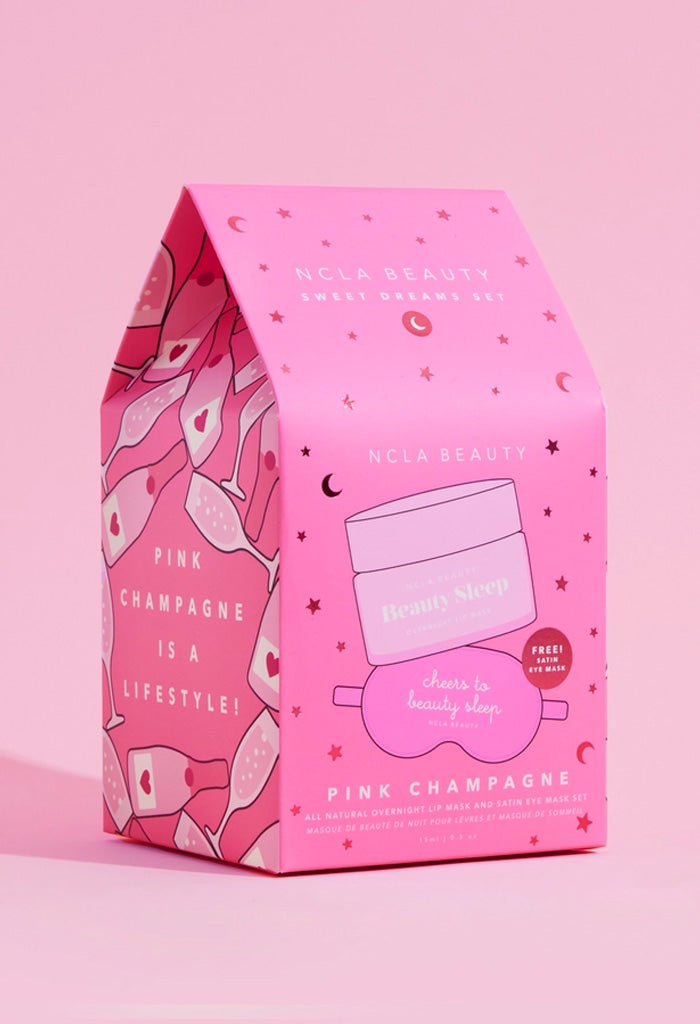 NCLA Beauty Sweet Dreams Pink Champagne Holiday Gift Set