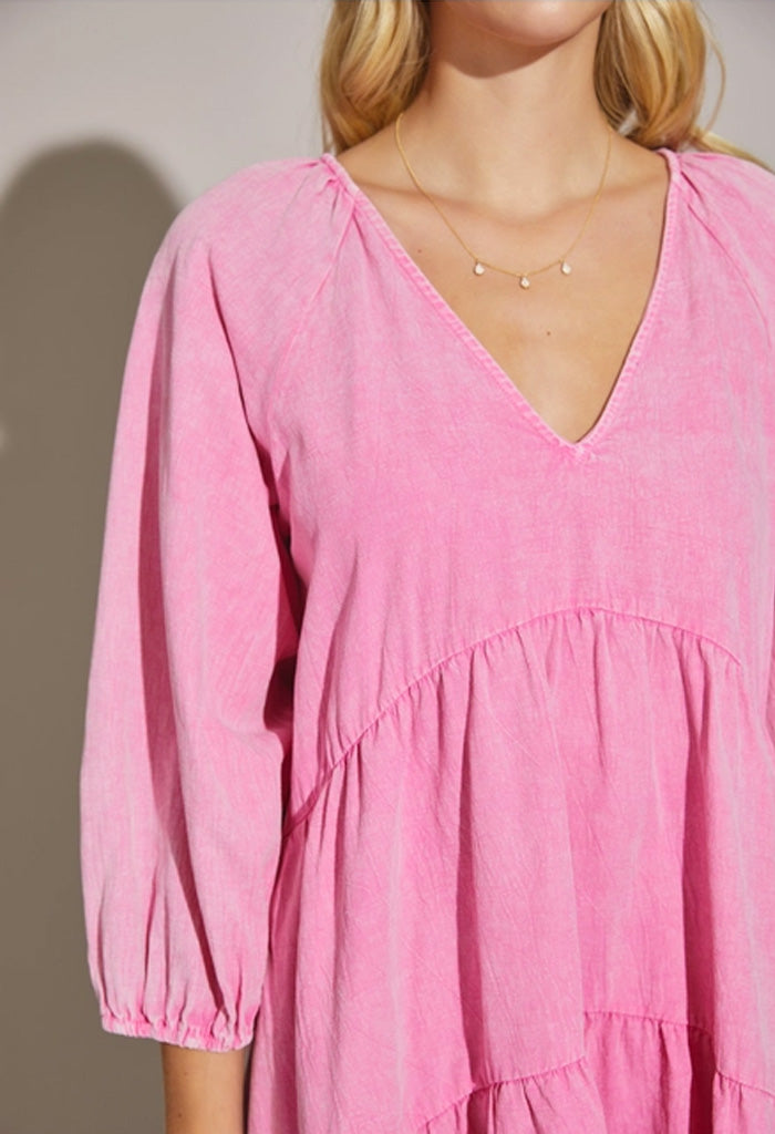KK Bloom Blythe Dress-Pink