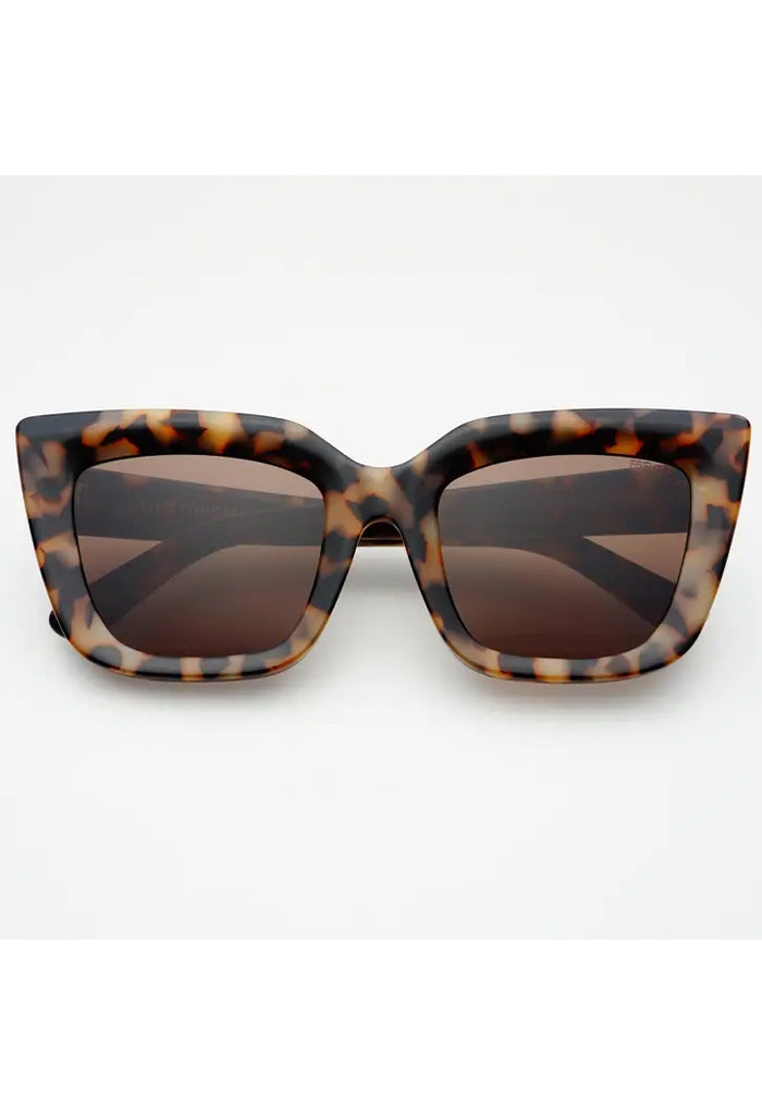Freyrs Sunglasses Portofino Cat Eye Sunglasses-Tort