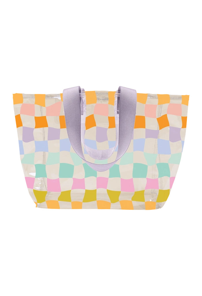 KK Bloom Small All Day Tote-Carnival Checkers