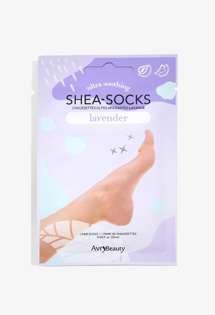Avry Beauty Lavender Shea Socks