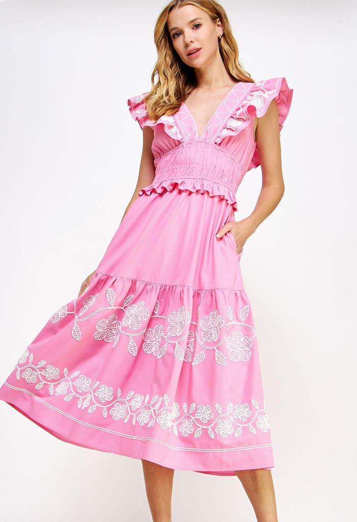 KK Bloom Poppy Midi Dress