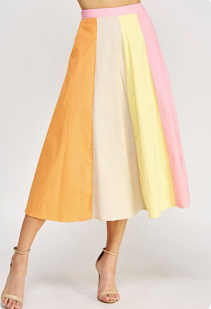 KK Bloom Creamsicle Skirt