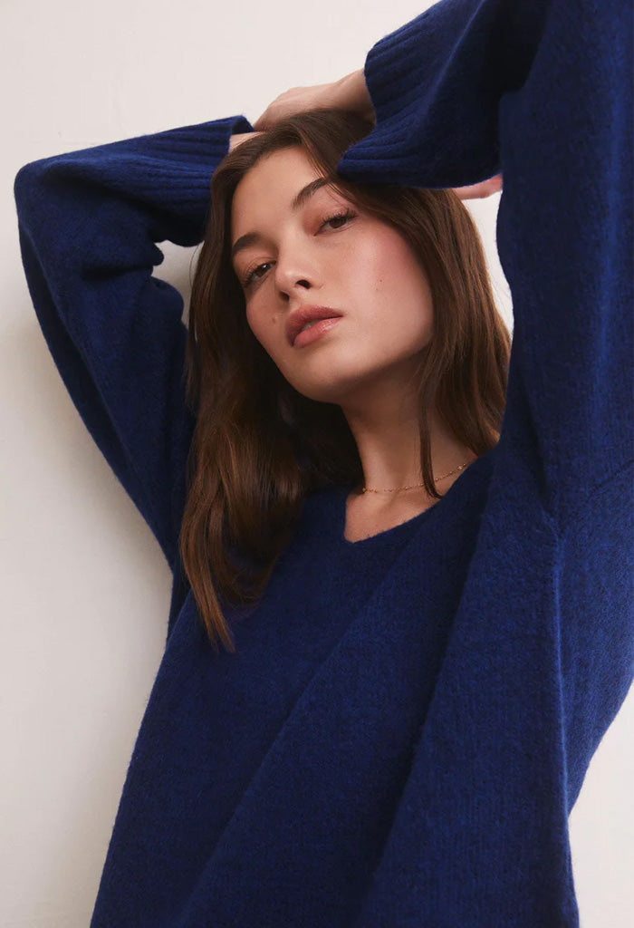 Z Supply Modern Sweater-Blue