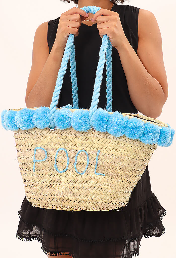 KK Bloom Pool Party Basket-Blue