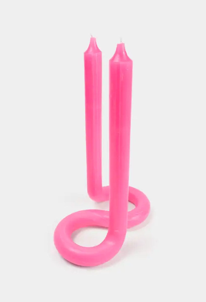Lex Pott Twist Candle-Pink