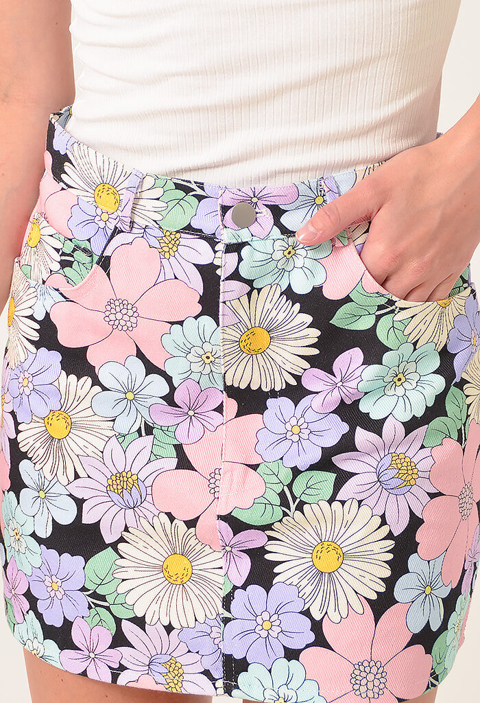 KK Bloom Monet Mini Skirt