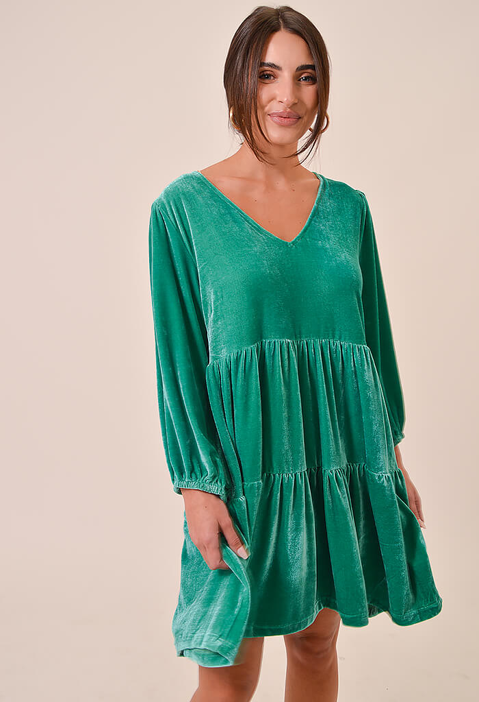 Holly Dress-Emerald