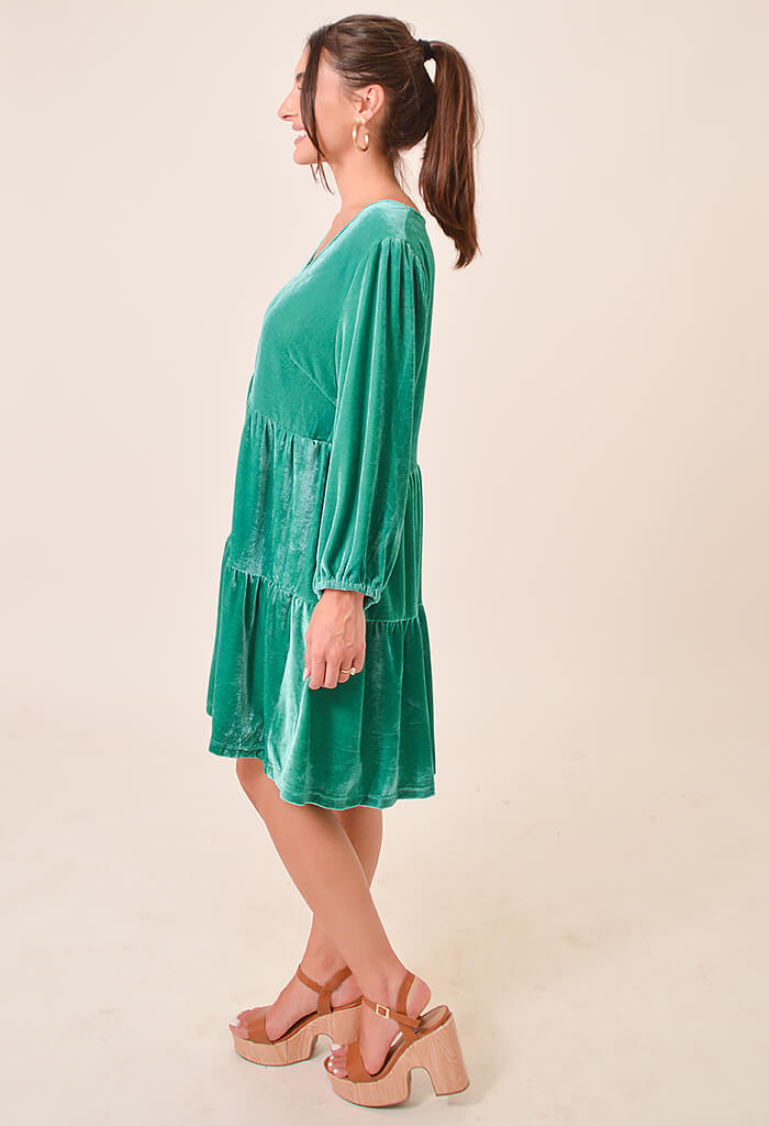 Holly Dress-Emerald