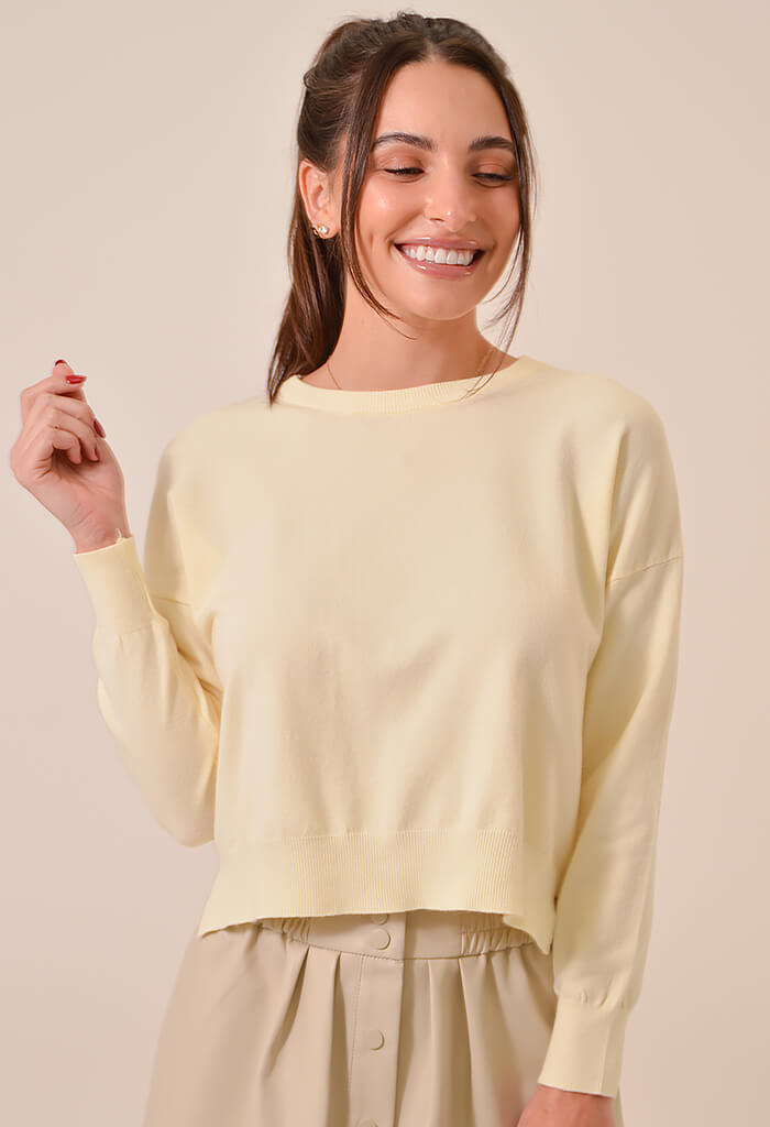 DELUC Polly Sweater-Off White