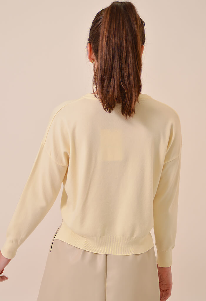 DELUC Polly Sweater-Off White