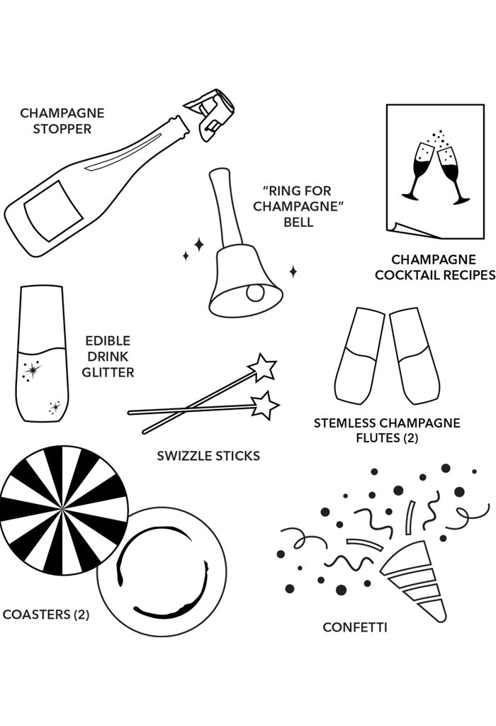 Pinch This Calls For Bubbly Champagne Kit