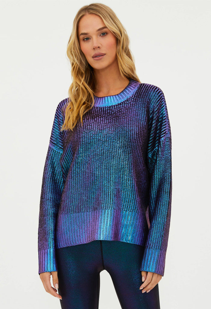 Beach Riot Callie Sweater-Galaxy Shine