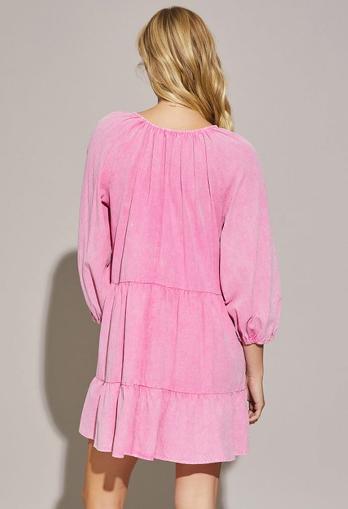 KK Bloom Blythe Dress-Pink