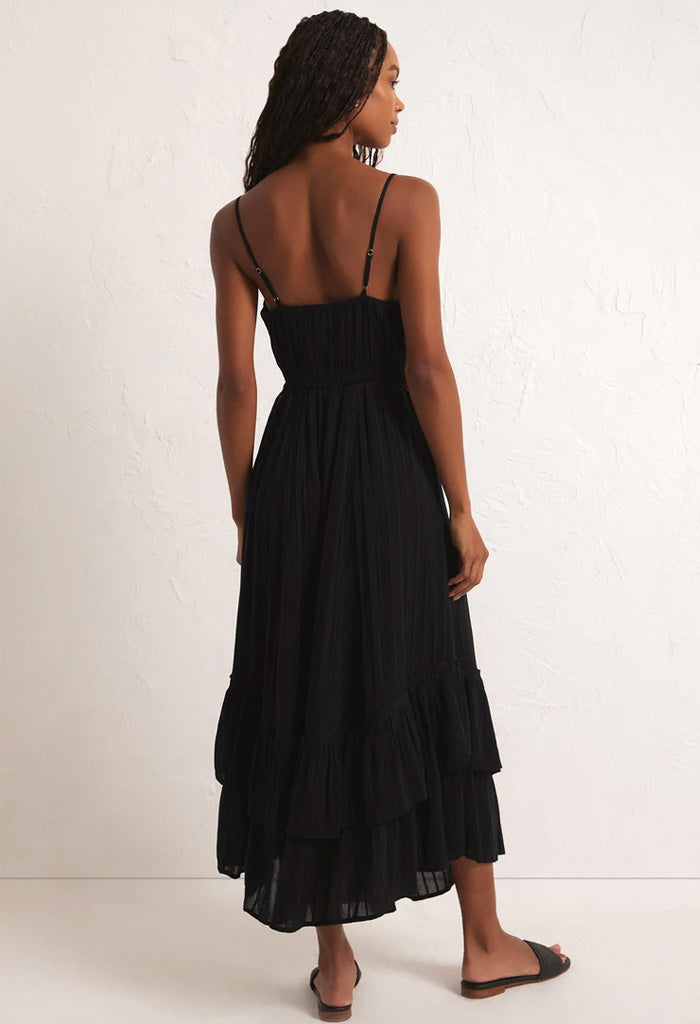 Z Supply Rose Maxi Dress-Black
