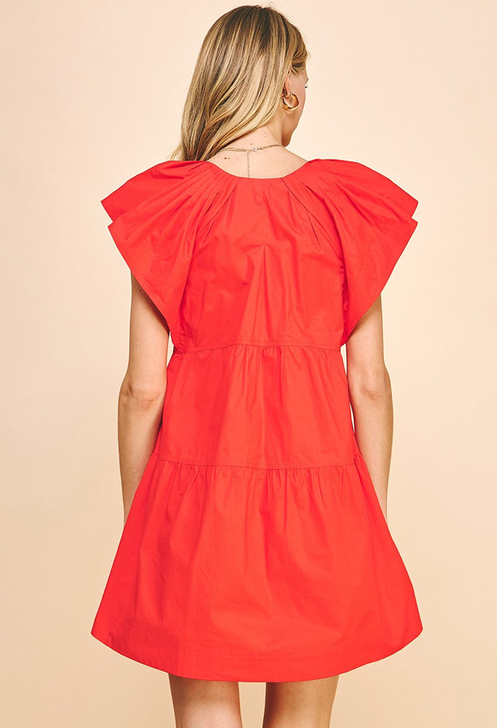 KK Bloom Caroline Dress-Red