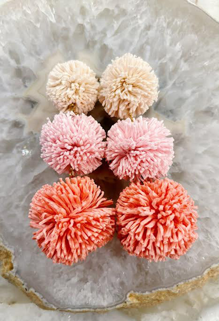 KK Bloom Under The Sea Earrings-Coral