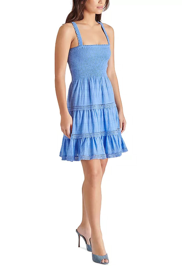 KK Bloom Kahina Dress-Azure Blue