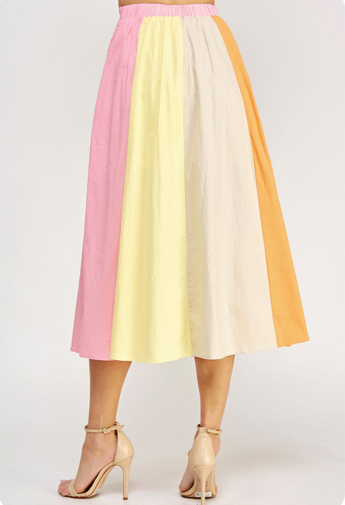 KK Bloom Creamsicle Skirt