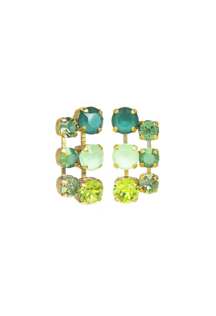 Tova Jewelry Zoe Earrings-Green
