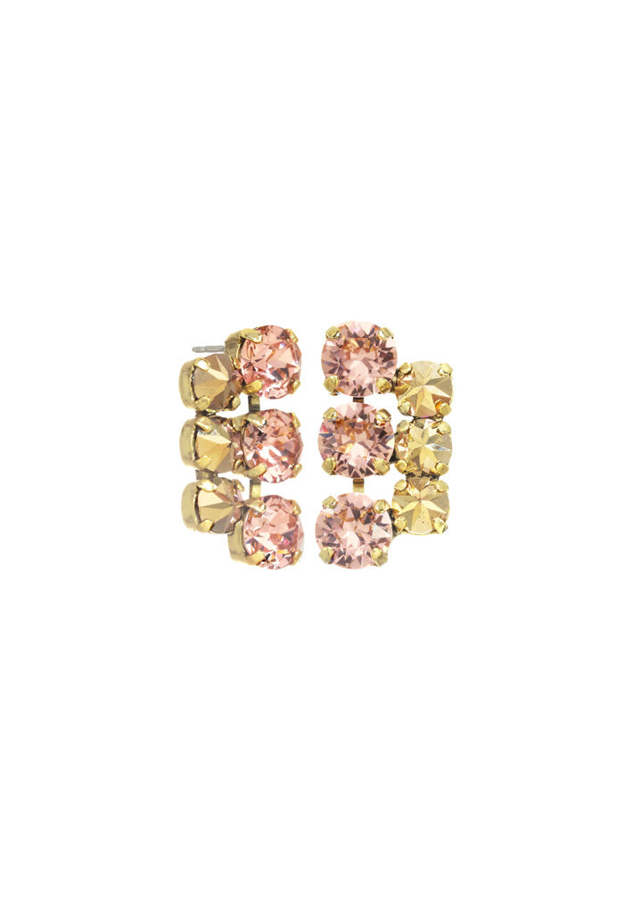 Tova Jewelry Zoe Earrings-Rose