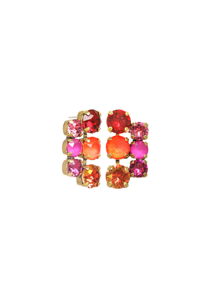 Tova Jewelry Zoe Earrings-Pink