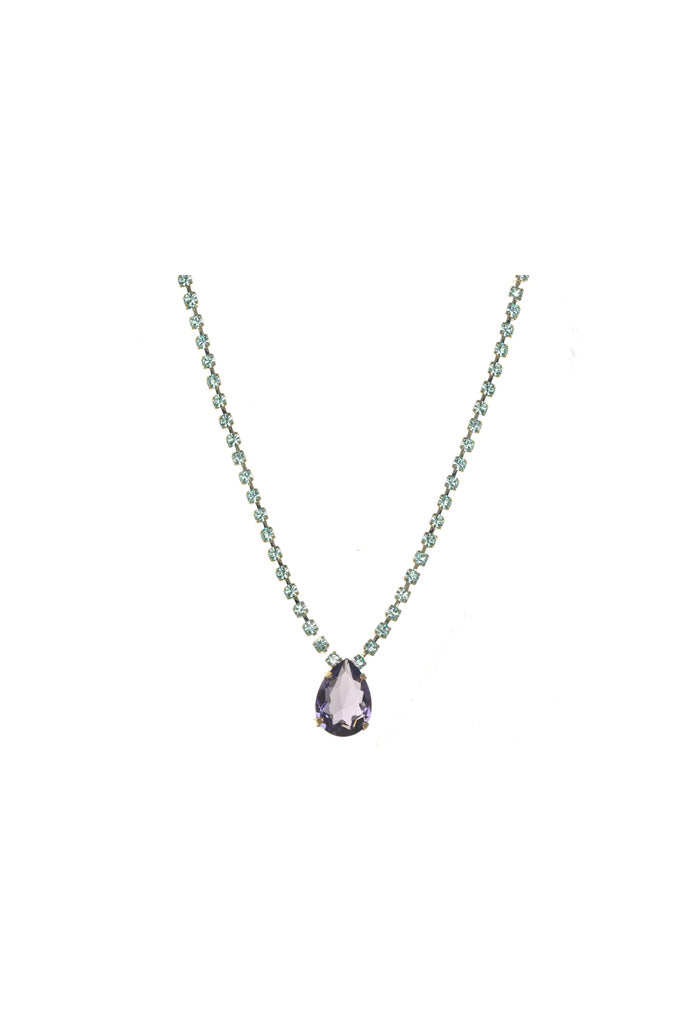 Tova Jewelry Milli Necklace-Periwinkle