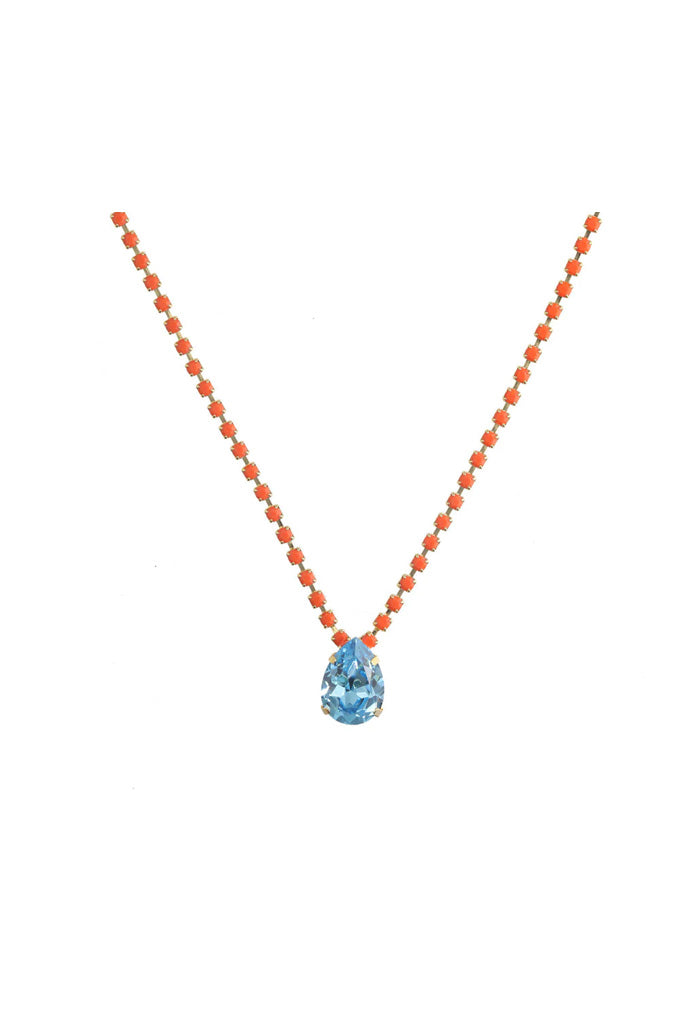 Tova Jewelry Milli Necklace-Aqua