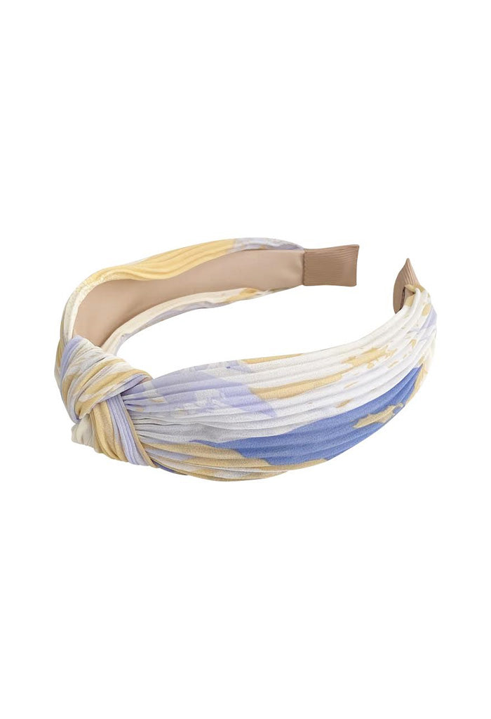 Gemelli Jewelry Elisa Headband-Blue/Yellow