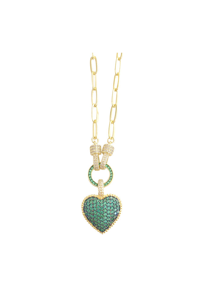 Gemelli Jewelry Emmie Necklace-Green
