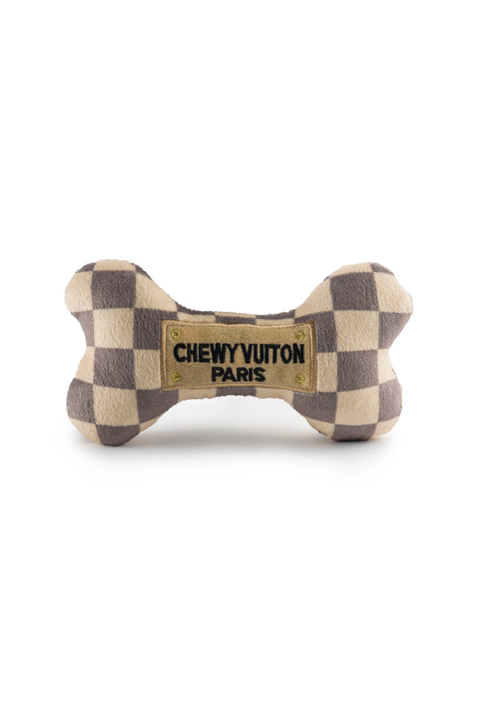 Haute Diggity Dog Checker Chewy Vuiton Bone-Large