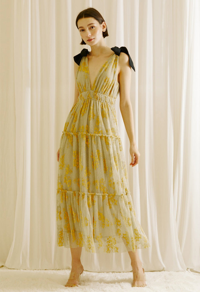 KK Bloom Twinkle Maxi Dress-Glimmer