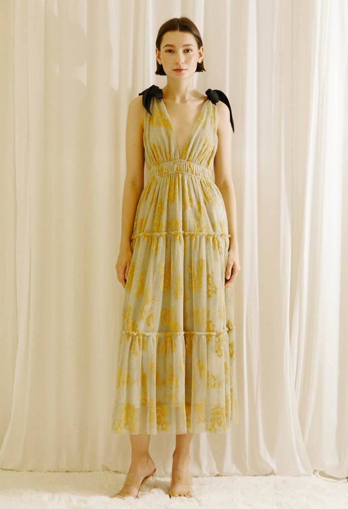 KK Bloom Twinkle Maxi Dress-Glimmer