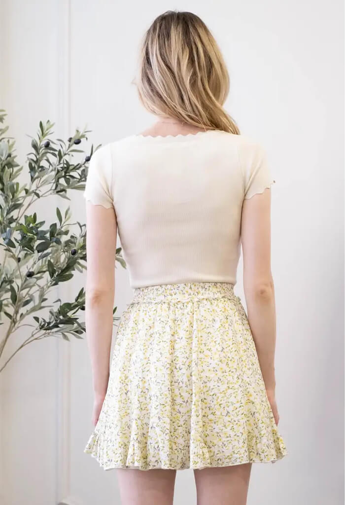 KK Bloom Sunny Mini Skirt