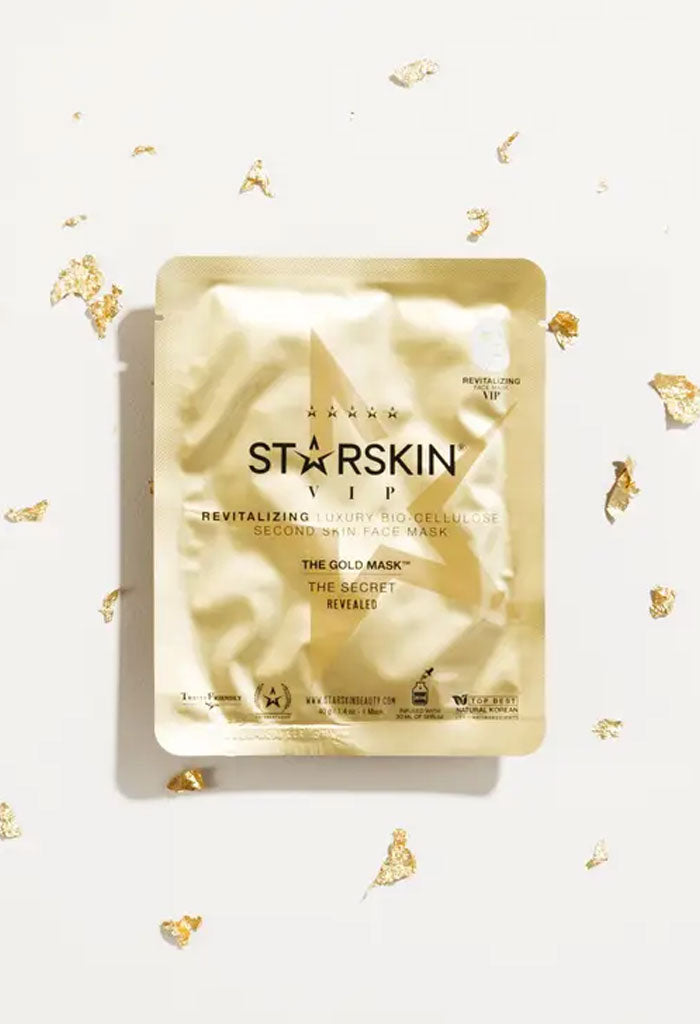 Starskin Beauty Revitalizing Gold VIP Bio-Cellulose Face Mask