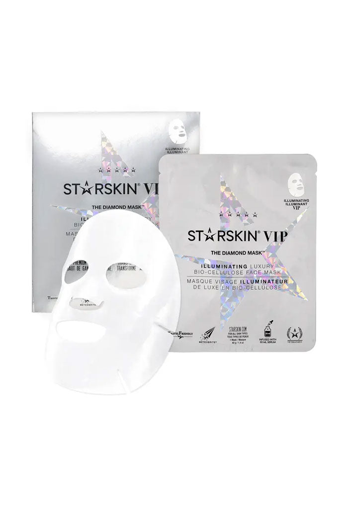 Starskin Beauty Illuminating Diamond VIP Bio-Cellulose Face Mask