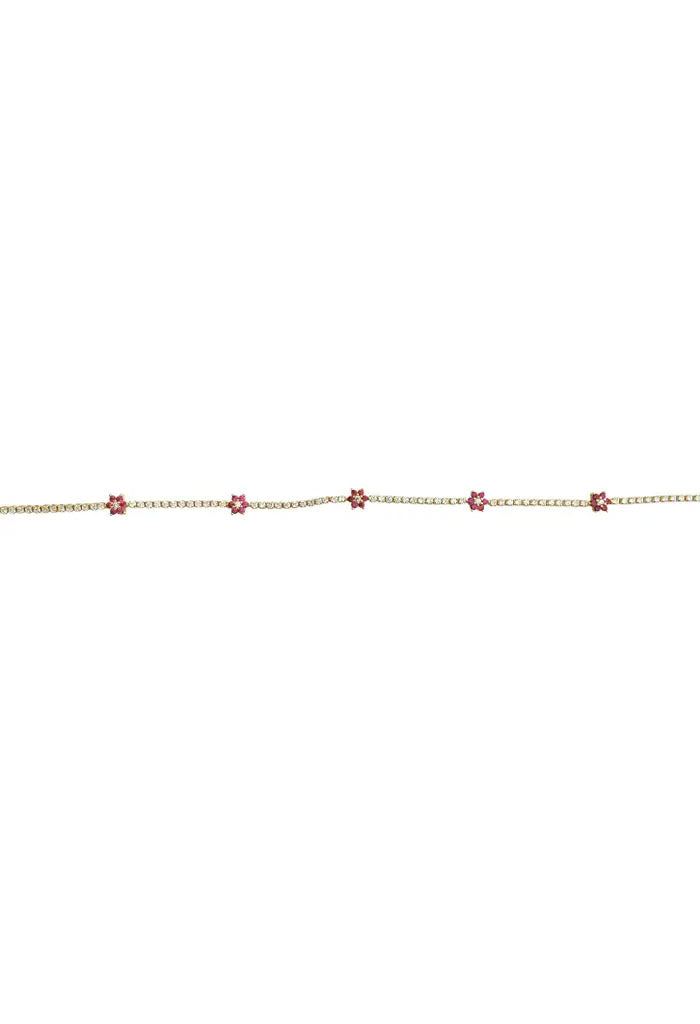 Gemelli Jewelry Pauline Necklace-Pink