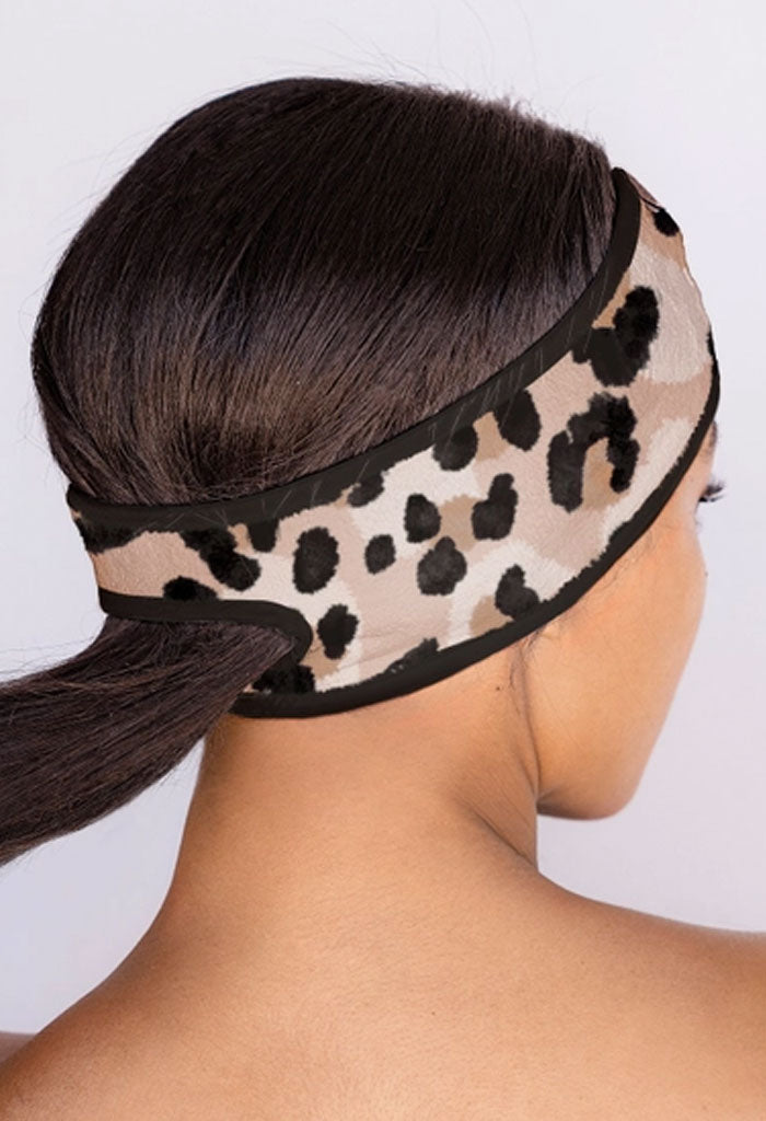 Kitsch Microfiber Spa Headband-Leopard