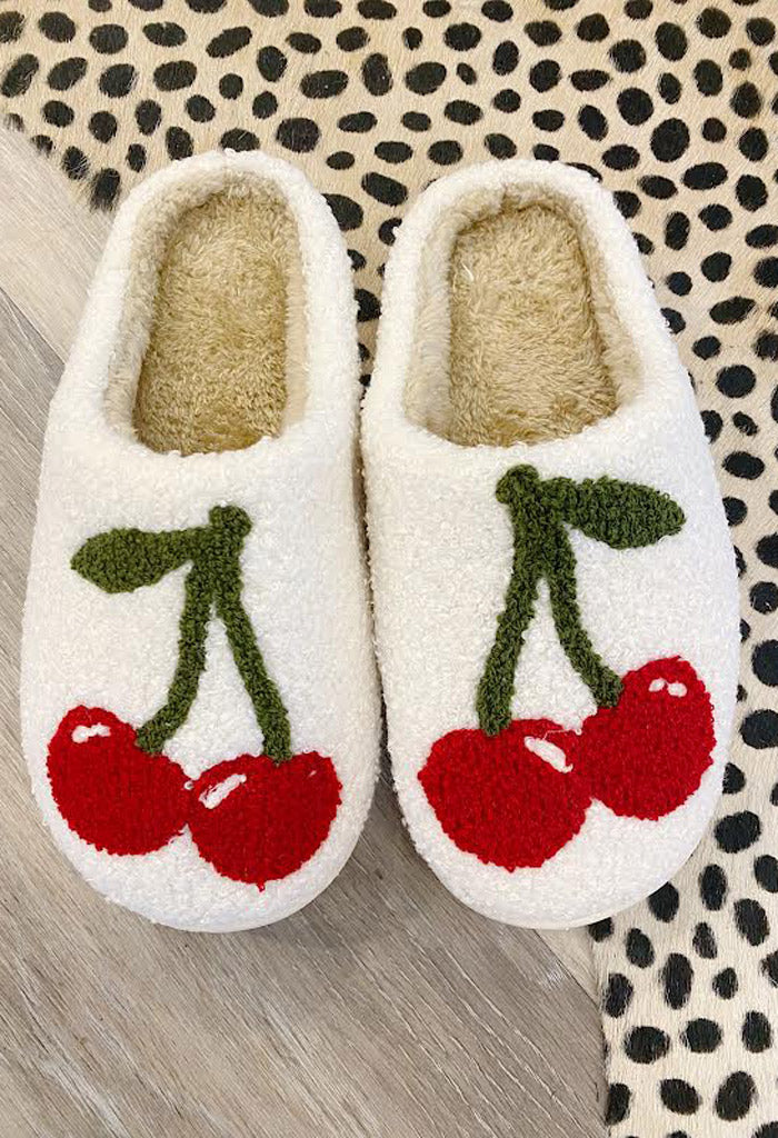 Miss Sparkling Cherry Slippers