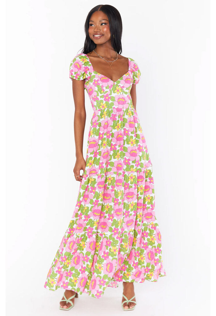 Show Me Your Mumu Cathy Maxi Dress-Fresh Floral